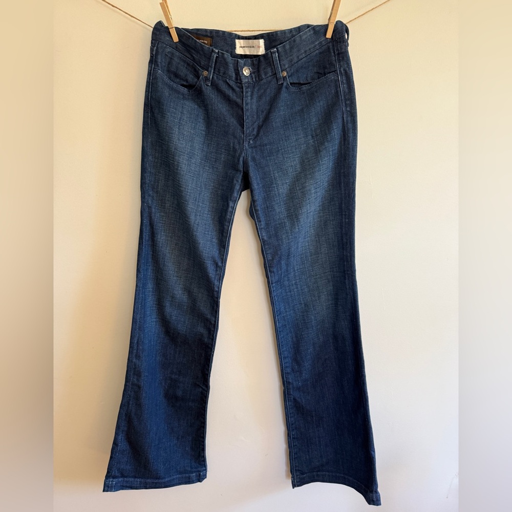 Paper Denim & Cloth Wideleg Blue Jeans